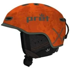 Pret Cynic X2 Helmet -Sik Sale pret cynicx2 orangestorm side main 2223fw